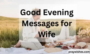 Good Evening Messages for Wife
