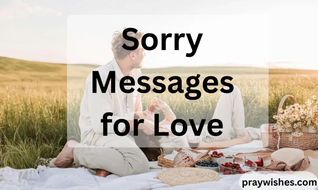 Sorry Messages for Love