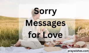 Sorry Messages for Love
