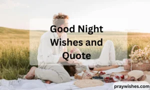Good Night Wishes and Quote